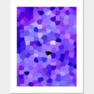 Abstract Purple Surface Pattern Posters and Art